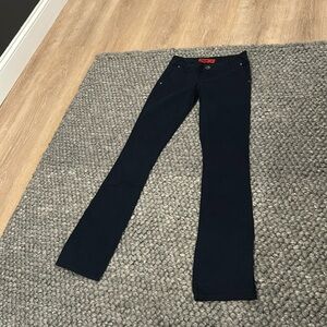 Zanadi Vintage Navy Blue Flare Trousers Size 0